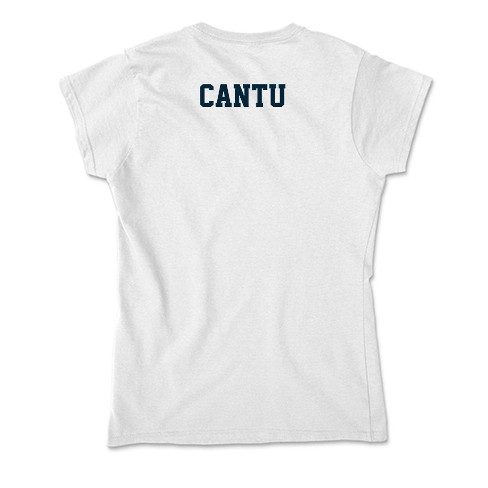 Utah State - NCAA Men's Golf : Luis Cantu - Soft Style Women’s T-Shirt-1