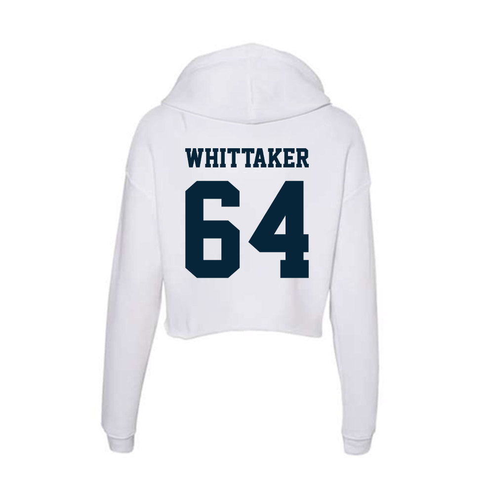 Utah State - NCAA Football : Caysen Whittaker - Women's Crop Fleece Hoodie-1