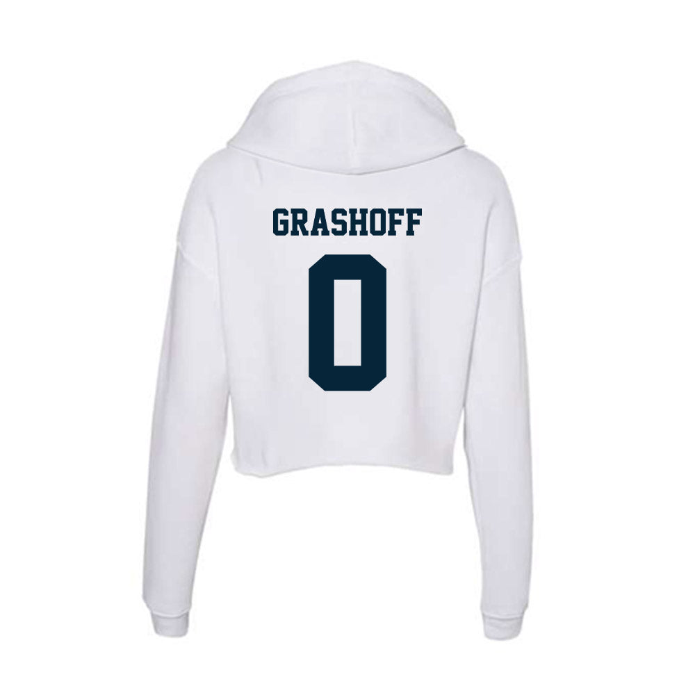 Utah State - NCAA Women's Soccer : Allee Grashoff - Women's Crop Fleece Hoodie-1