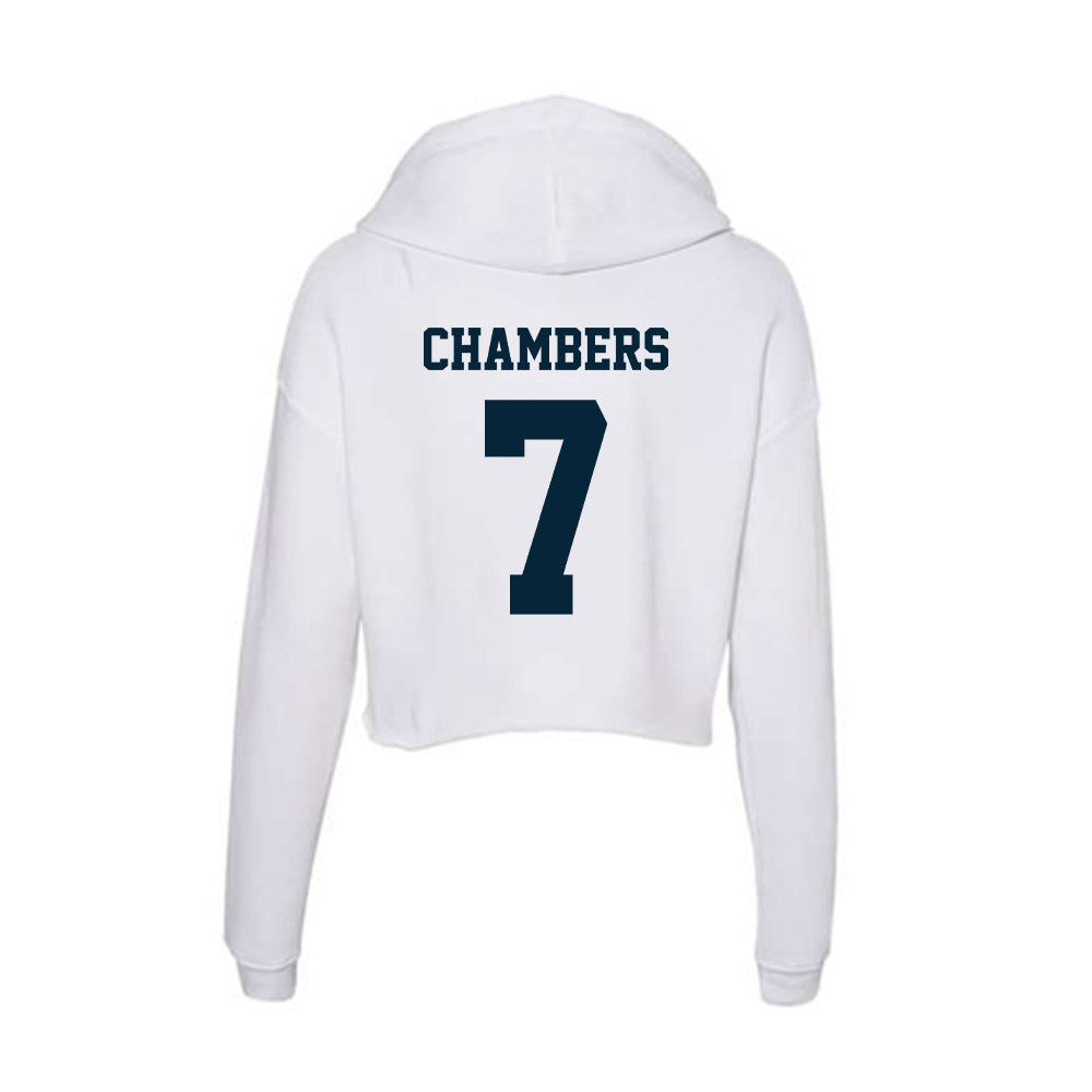 Utah State - NCAA Women's Soccer : Kaylie Chambers - Women's Crop Fleece Hoodie-1