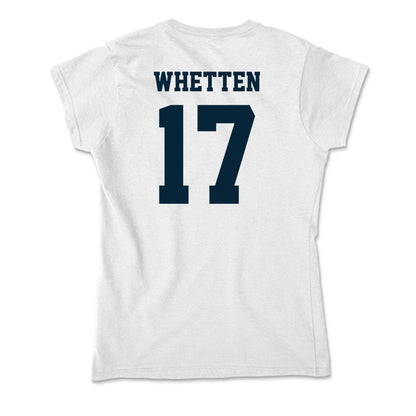 Utah State - NCAA Baseball : Davis Whetten - Soft Style Women’s T-Shirt-1