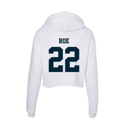 Utah State - NCAA Women's Soccer : Hannah Roe - Women's Crop Fleece Hoodie-1