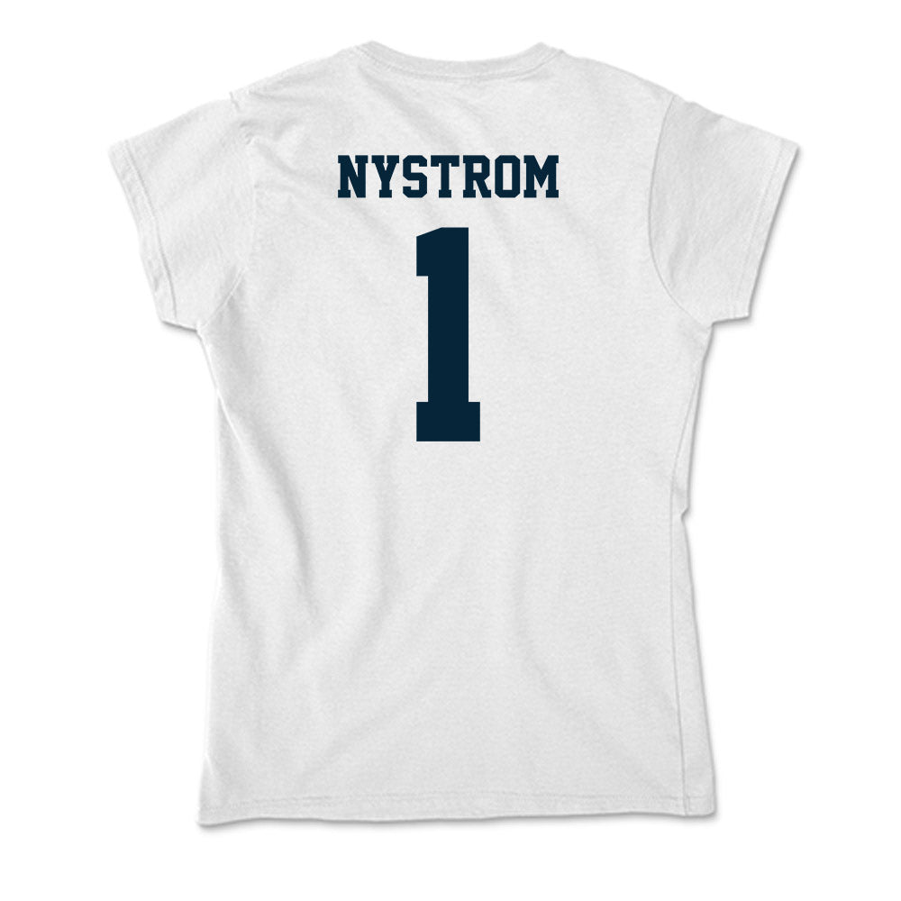 Utah State - NCAA Women's Soccer : Ivy Nystrom - Soft Style Women’s T-Shirt-1