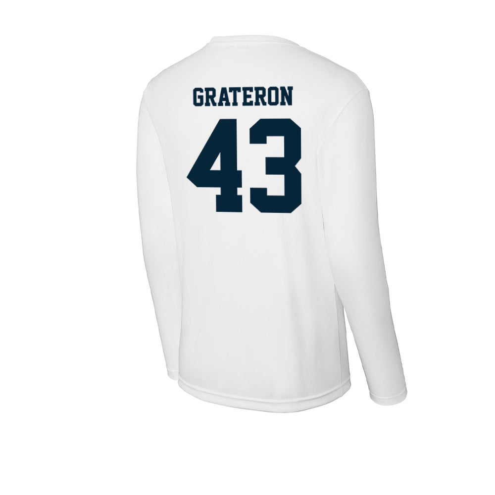 Utah State - NCAA Football : Diego Grateron - Activewear Long Sleeve T-Shirt-1