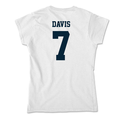 Utah State - NCAA Football : Kahanu Davis - Soft Style Women’s T-Shirt-1