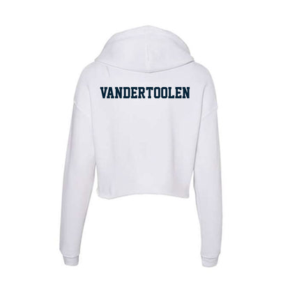 Utah State - NCAA Women's Gymnastics : Lundyn VanderToolen - Women's Crop Fleece Hoodie-1