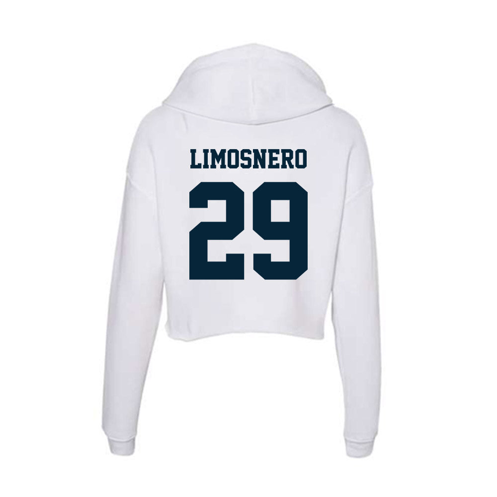 Utah State - NCAA Softball : Carly Limosnero - Women's Crop Fleece Hoodie-1