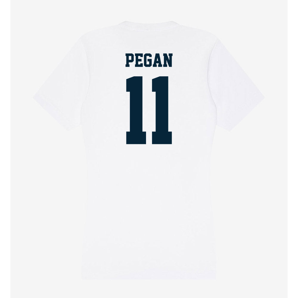 Utah State - NCAA Football : Braden Pegan - Women's V-Neck T-Shirt-1