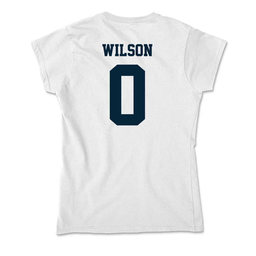 Utah State - NCAA Women's Basketball : Rachel Wilson - Soft Style Women’s T-Shirt-1