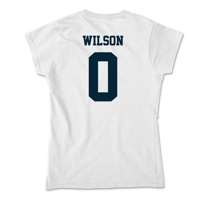 Utah State - NCAA Women's Basketball : Rachel Wilson - Soft Style Women’s T-Shirt-1