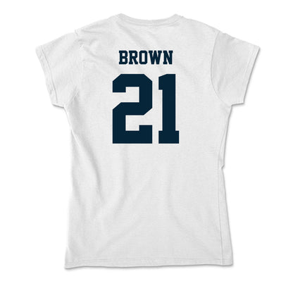 Utah State - NCAA Football : Carter Brown - Soft Style Women’s T-Shirt-1