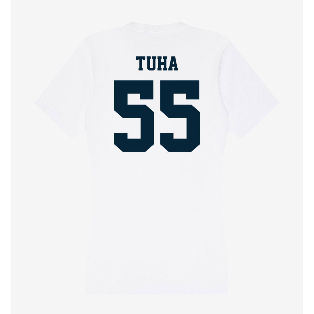 Utah State - NCAA Football : Tevita Tuha - Women's V-Neck T-Shirt-1