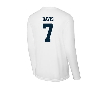 Utah State - NCAA Football : Kahanu Davis - Activewear Long Sleeve T-Shirt-1