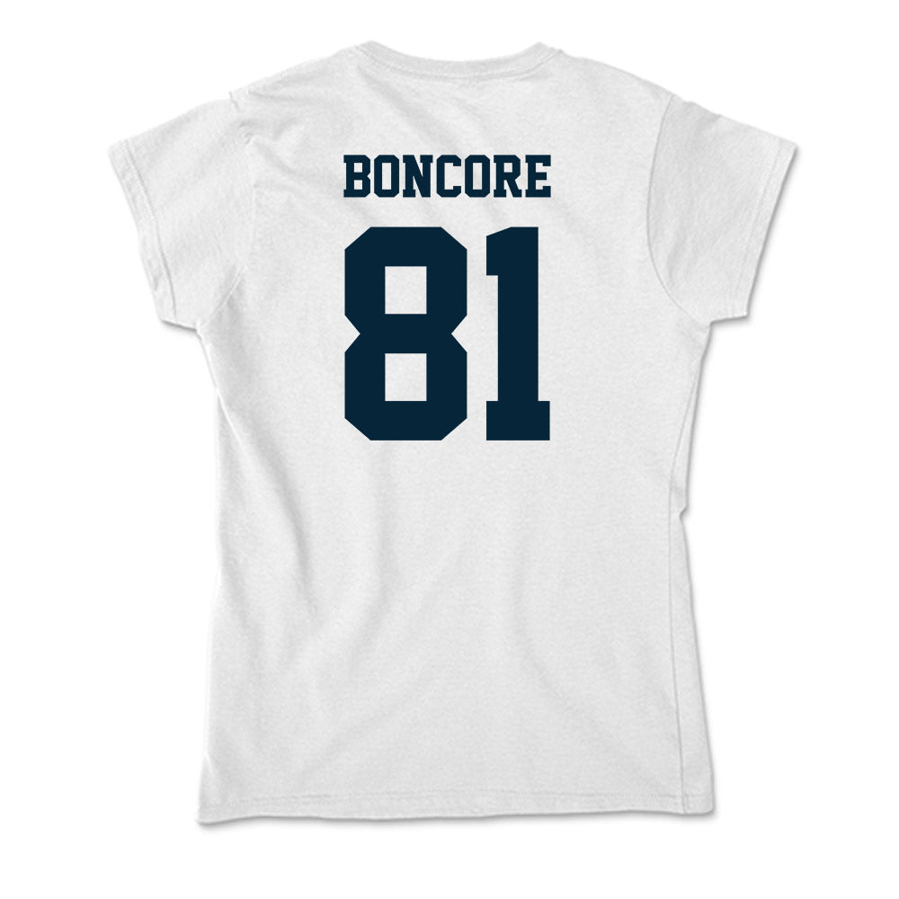 Utah State - NCAA Football : Nikko Boncore - Soft Style Women’s T-Shirt-1