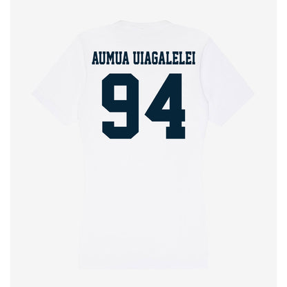 Utah State - NCAA Football : Kone Aumua Uiagalelei - Women's V-Neck T-Shirt-1