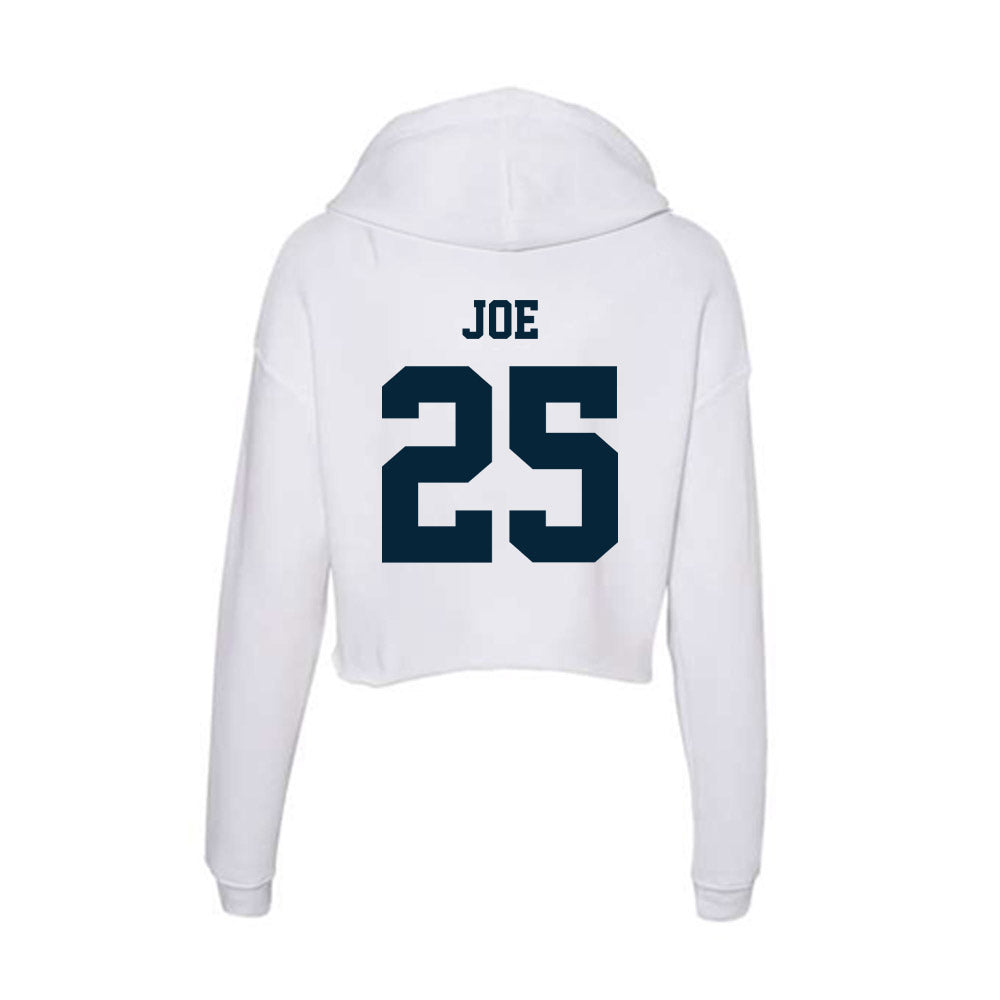 Utah State - NCAA Football : Chris Joe - Women's Crop Fleece Hoodie-1
