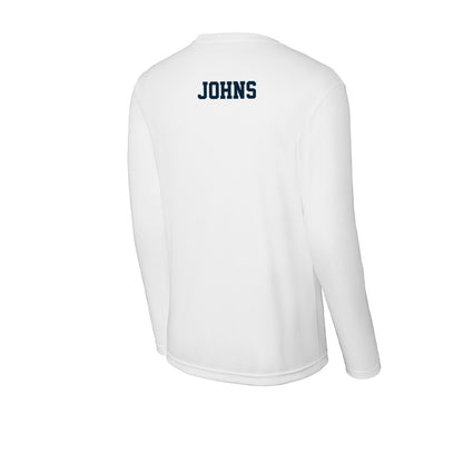 Utah State - NCAA Men's Track & Field : Blake Johns - Activewear Long Sleeve T-Shirt-1