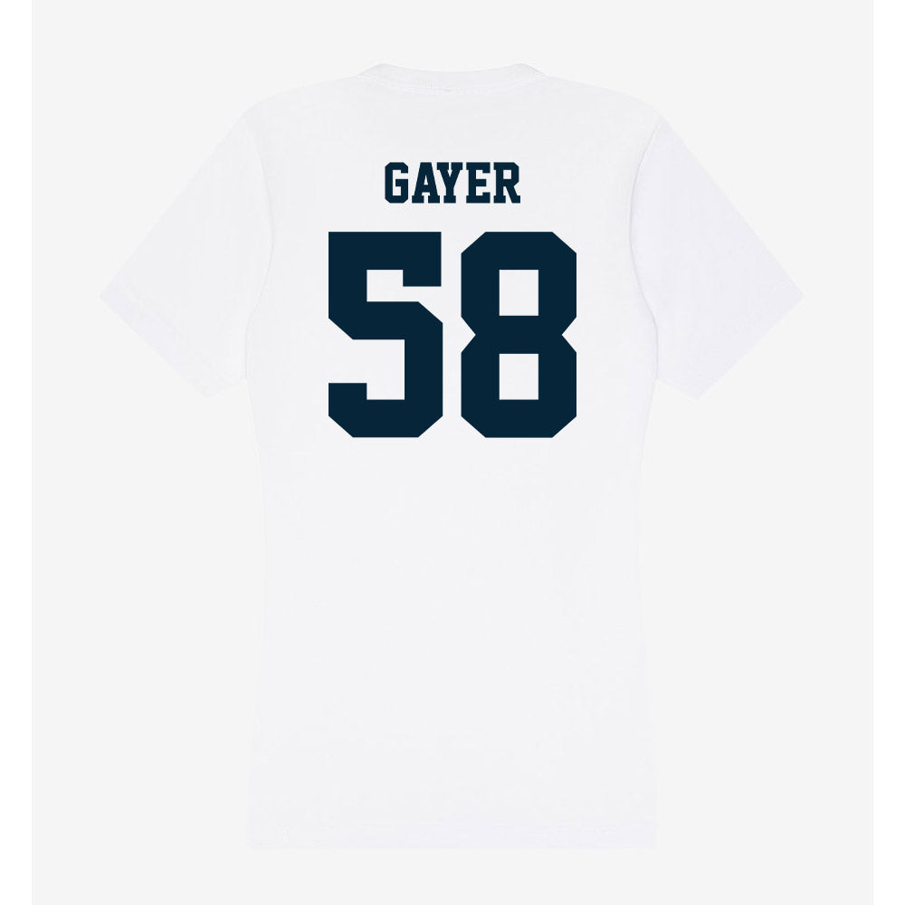 Utah State - NCAA Football : John Gayer - Women's V-Neck T-Shirt-1