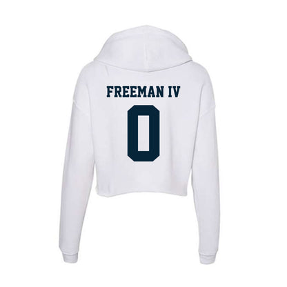 Utah State - NCAA Football : Robert Freeman IV - Women's Crop Fleece Hoodie-1