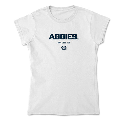 Utah State - NCAA Women's Basketball : Taliyah Logwood - Soft Style Women’s T-Shirt-0