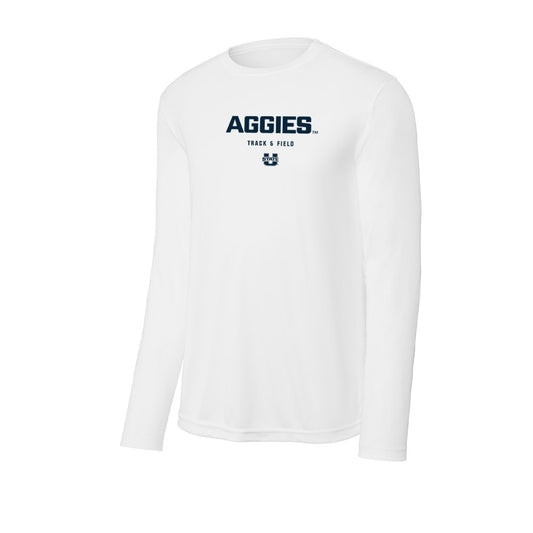 Utah State - NCAA Men's Track & Field : Gavin Beierle - Activewear Long Sleeve T-Shirt