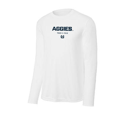 Utah State - NCAA Men's Track & Field : Blake Johns - Activewear Long Sleeve T-Shirt-0