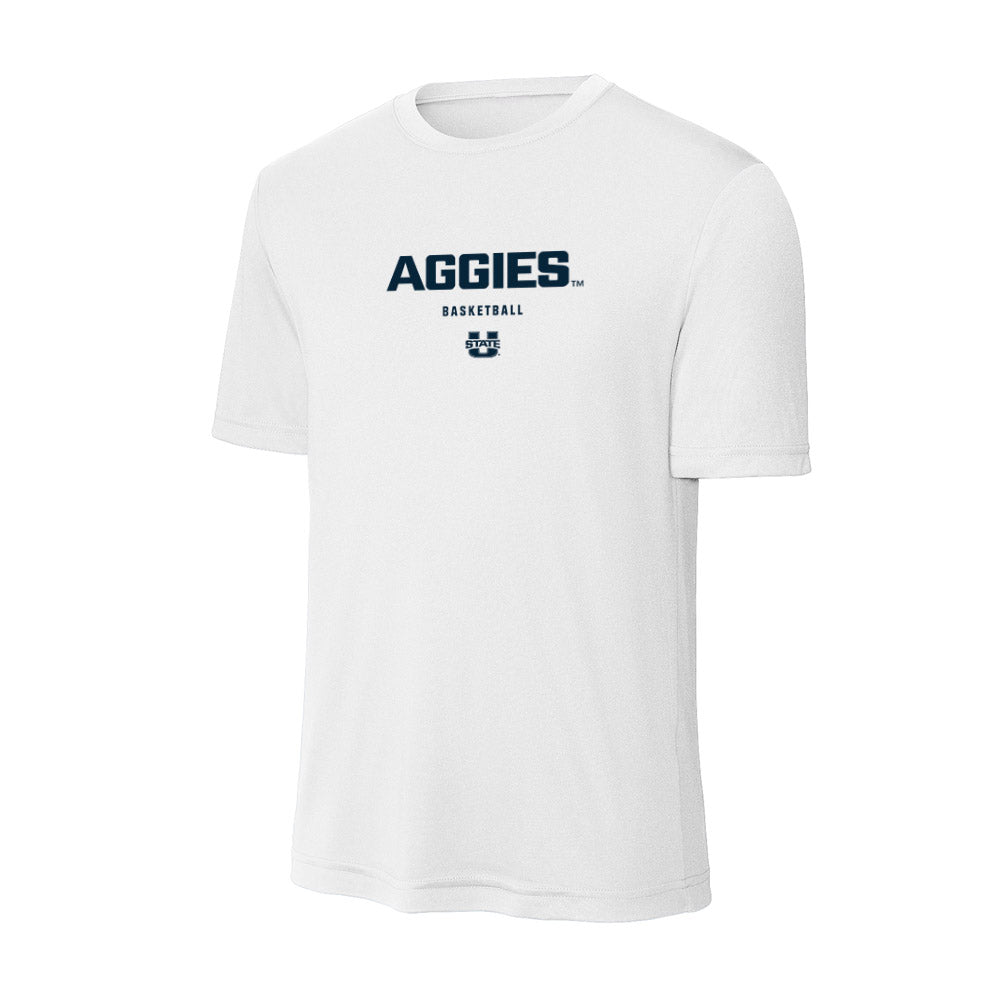 Utah State - NCAA Women's Basketball : Sophie Sene - Activewear T-Shirt-0