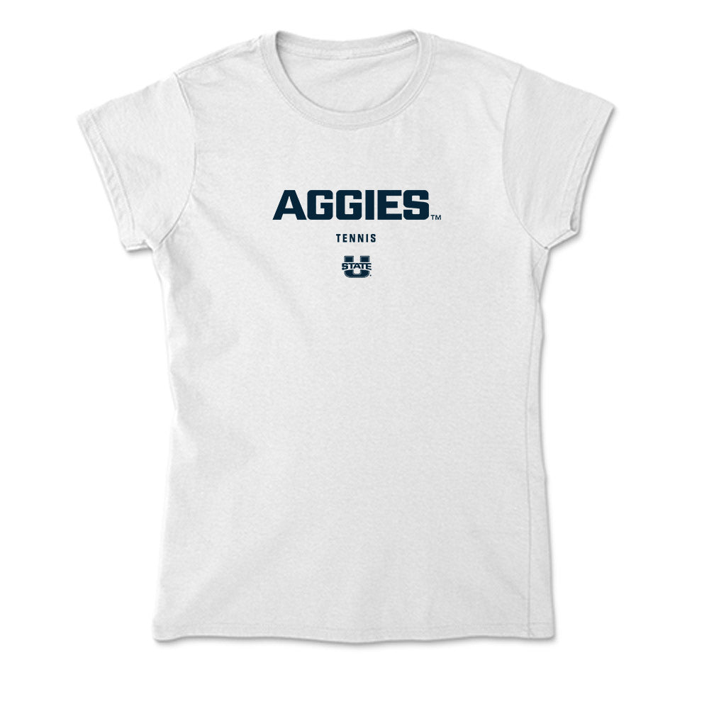 Utah State - NCAA Women's Tennis : Kylee Sperry - Soft Style Women’s T-Shirt-0