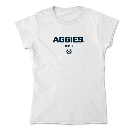 Utah State - NCAA Women's Tennis : Kylee Sperry - Soft Style Women’s T-Shirt-0