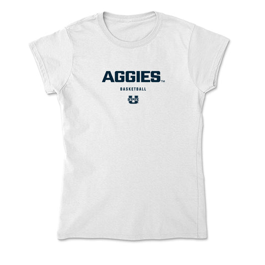 Utah State - NCAA Women's Basketball : Ava Smith - Soft Style Women’s T-Shirt-0