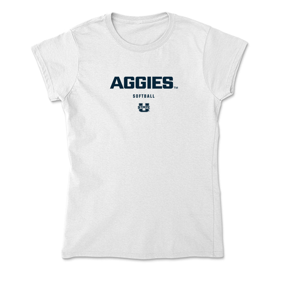 Utah State - NCAA Softball : Bri Smith - Soft Style Women’s T-Shirt-0