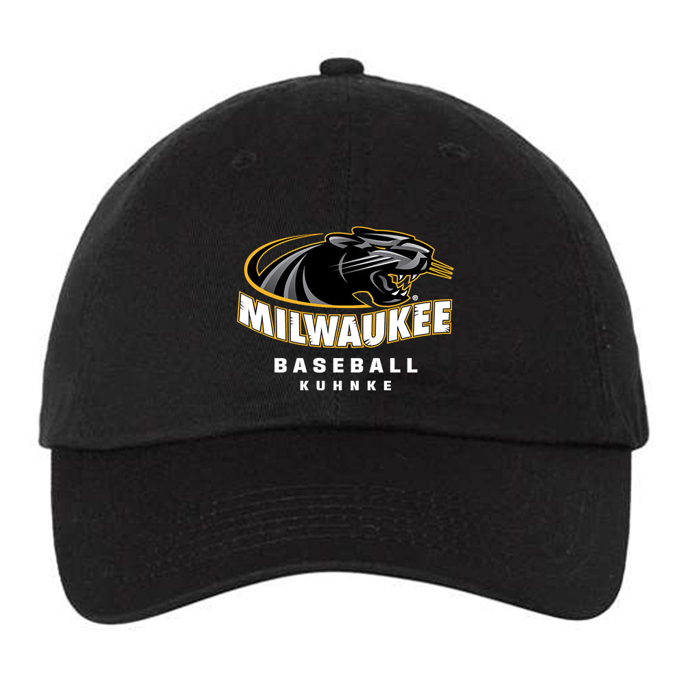 University of Wisconsin-Milwaukee - NCAA Baseball : Camden Kuhnke - Dad Hat-0