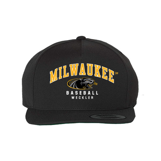 UW Milwaukee - NCAA Baseball : Mason Weckler - Snapback Hat-0