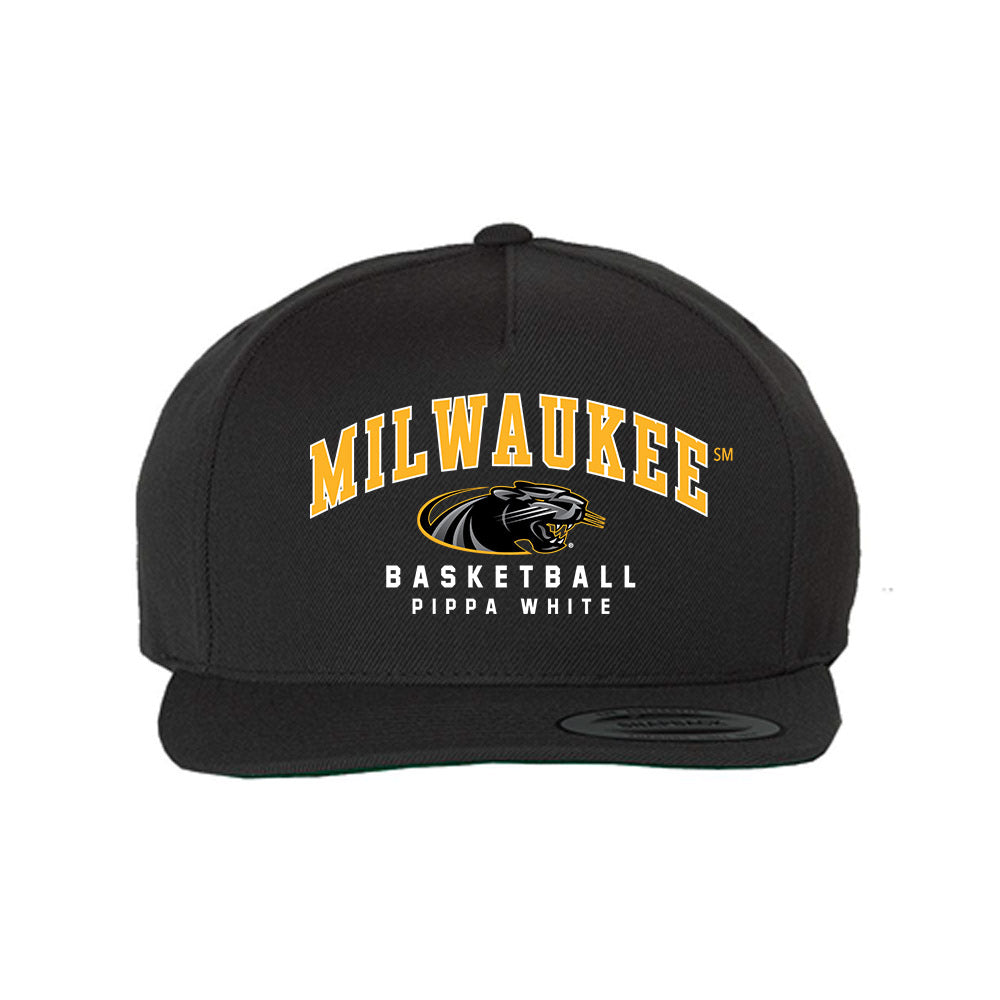 UW Milwaukee - NCAA Men's Basketball : Esyah Pippa White - Snapback Hat-0