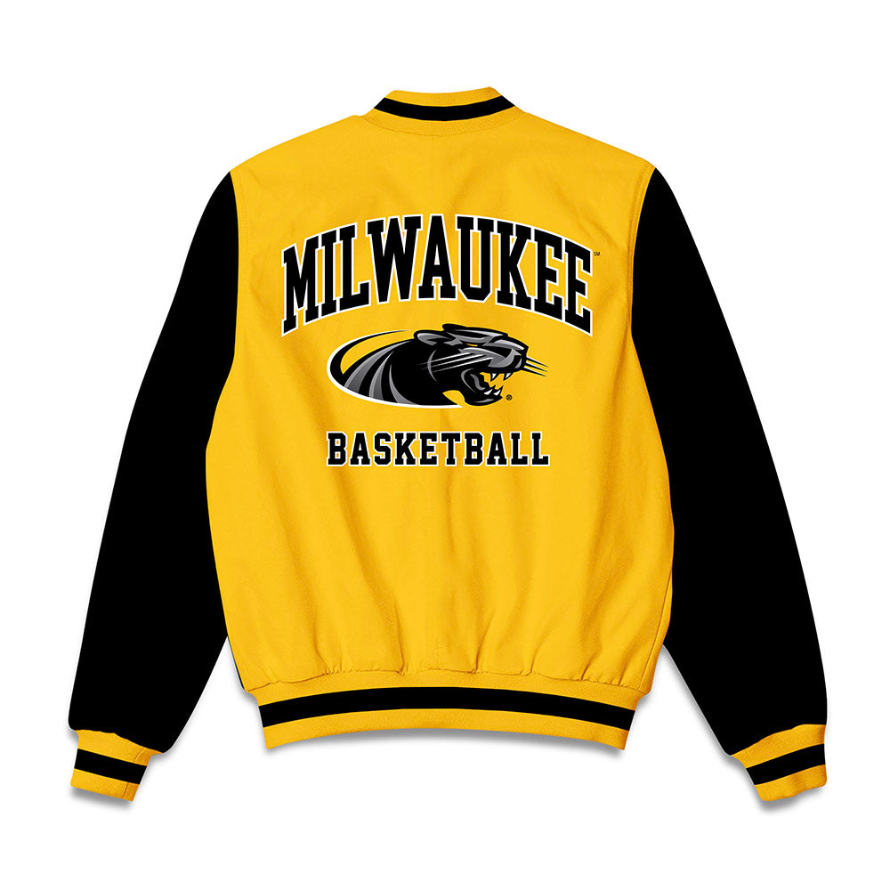 UW Milwaukee - NCAA Women's Basketball : Lizzy Favret - Bomber Jacket-1