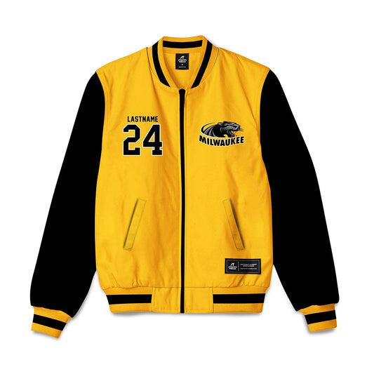 UW Milwaukee - NCAA Men's Basketball : Esyah Pippa White - Bomber Jacket-0