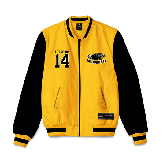 UW Milwaukee - NCAA Women's Basketball : Madison Fitzgibbon - Bomber Jacket-0