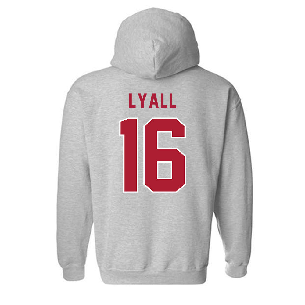 LMU - NCAA Baseball : Jake Lyall - Classic Shersey Hooded Sweatshirt-1