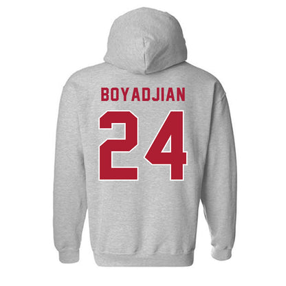 LMU - NCAA Men's Soccer : Anthony Boyadjian - Classic Shersey Hooded Sweatshirt-1