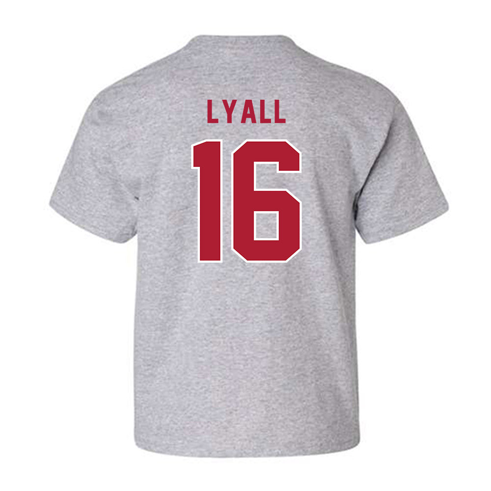 LMU - NCAA Baseball : Jake Lyall - Classic Shersey Youth T-Shirt-1