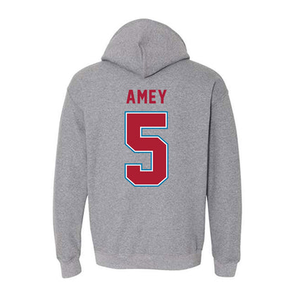 LMU - NCAA Men's Basketball : Mj Amey - Hooded Sweatshirt-1