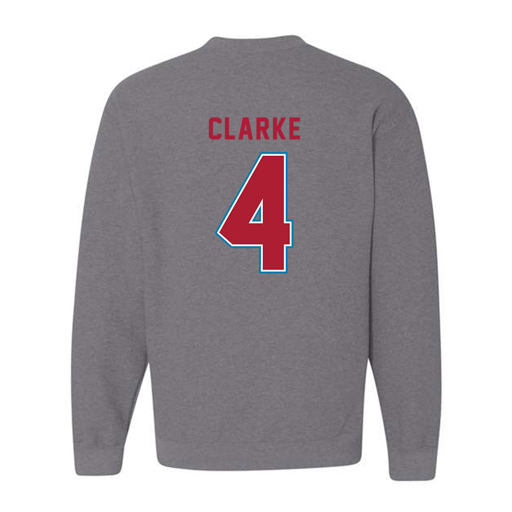 LMU - NCAA Women's Basketball : Allison Clarke - Crewneck Sweatshirt-1
