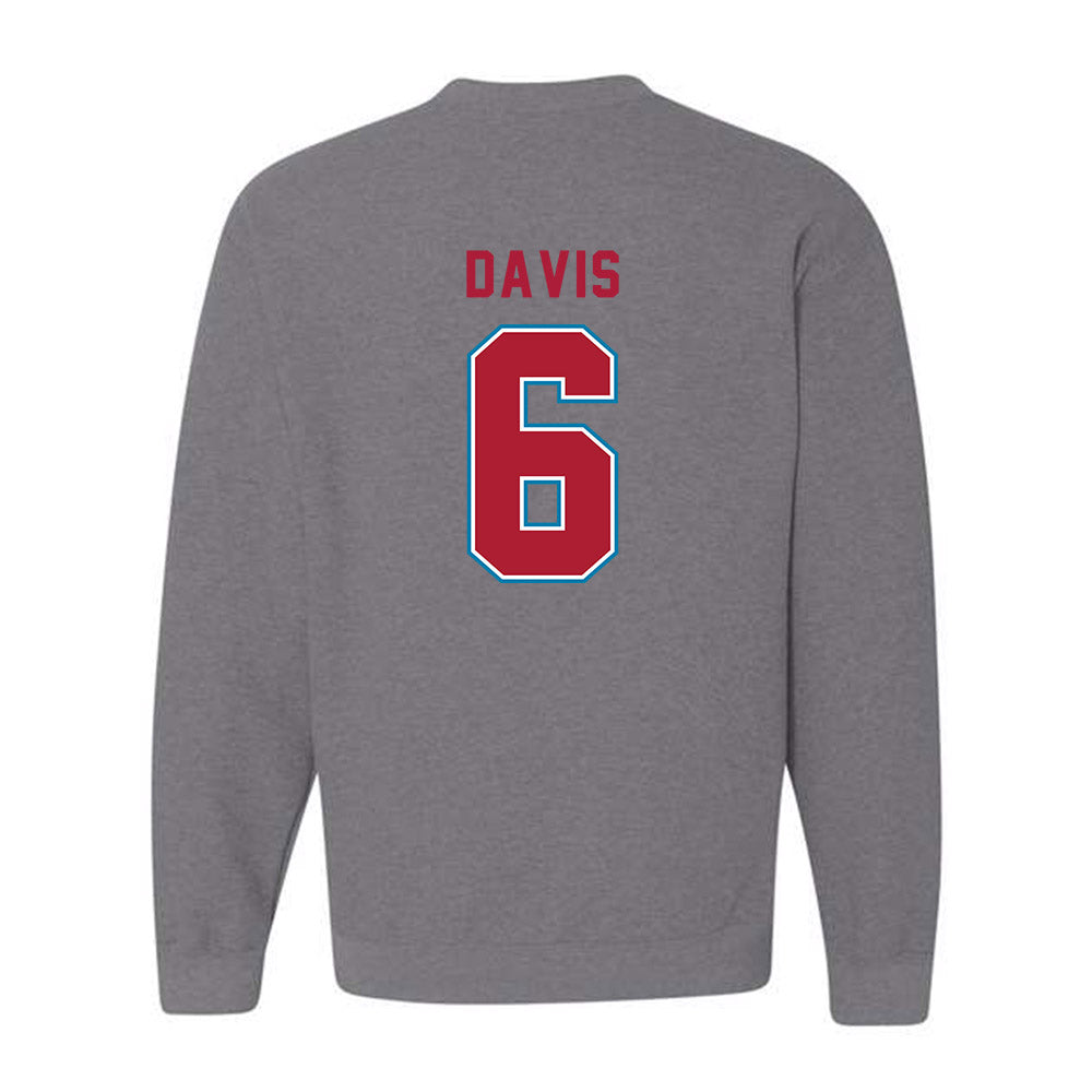 LMU - NCAA Beach Volleyball : Ellie Davis - Crewneck Sweatshirt-1