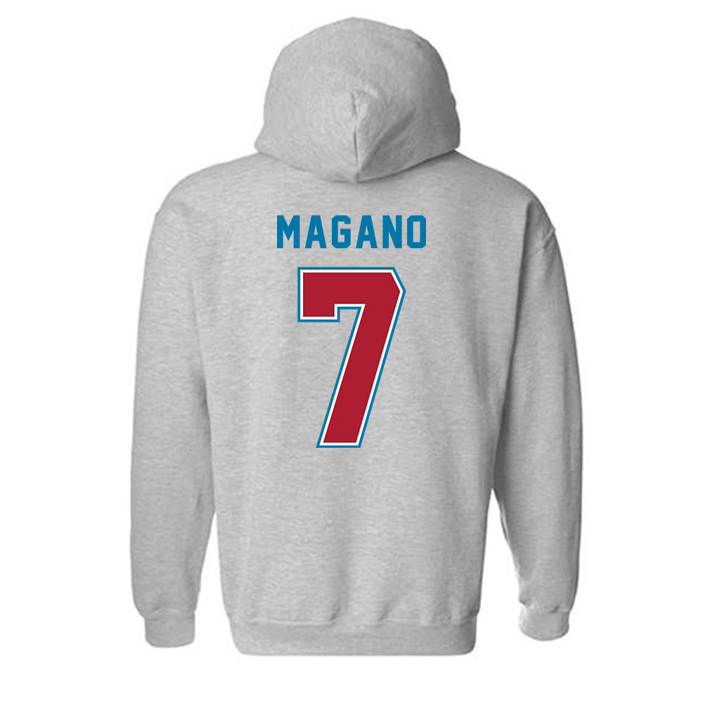 LMU - NCAA Women's Water Polo : Carolina Magano - Classic Shersey Hooded Sweatshirt-1
