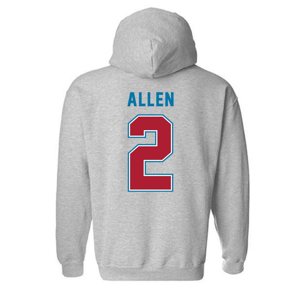 LMU - NCAA Softball : Mya Allen - Classic Shersey Hooded Sweatshirt-1