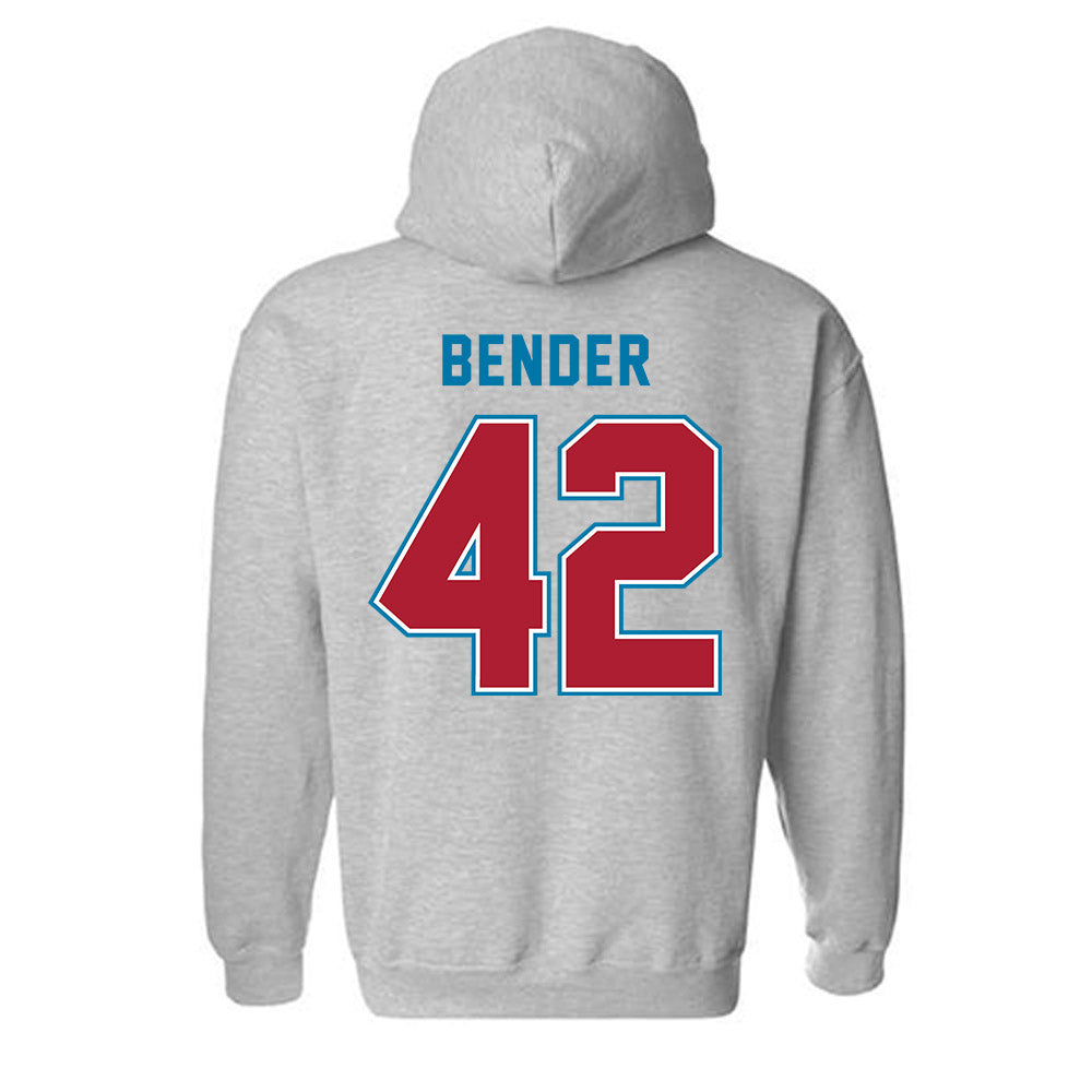 LMU - NCAA Baseball : Zach Bender - Classic Shersey Hooded Sweatshirt-1