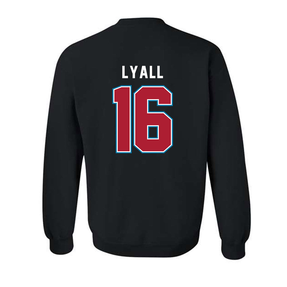 LMU - NCAA Baseball : Jake Lyall - Classic Shersey Crewneck Sweatshirt-1