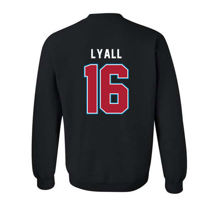 LMU - NCAA Baseball : Jake Lyall - Classic Shersey Crewneck Sweatshirt-1
