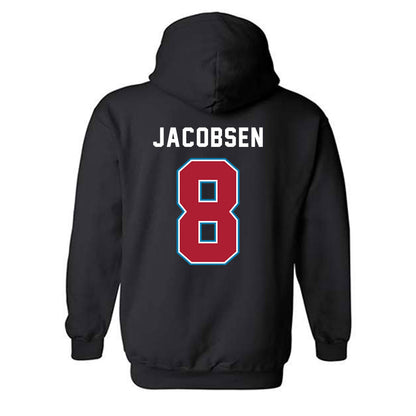 LMU - NCAA Baseball : Gavin Jacobsen - Classic Shersey Hooded Sweatshirt-1