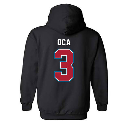 LMU - NCAA Women's Soccer : Natalie Oca - Classic Shersey Hooded Sweatshirt-1
